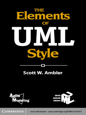 cover image of The Elements of UML<sup>TM</sup> Style